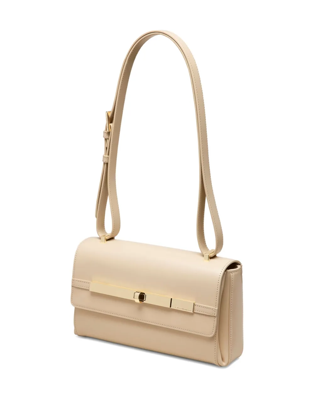 Stuart Weitzman Posh leren schoudertas - Beige