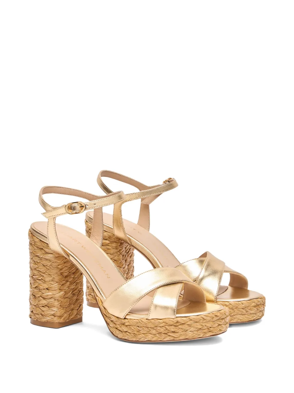 Stuart Weitzman 110mm crossover platform espadrilles | Heeled Espadrilles | Image 2