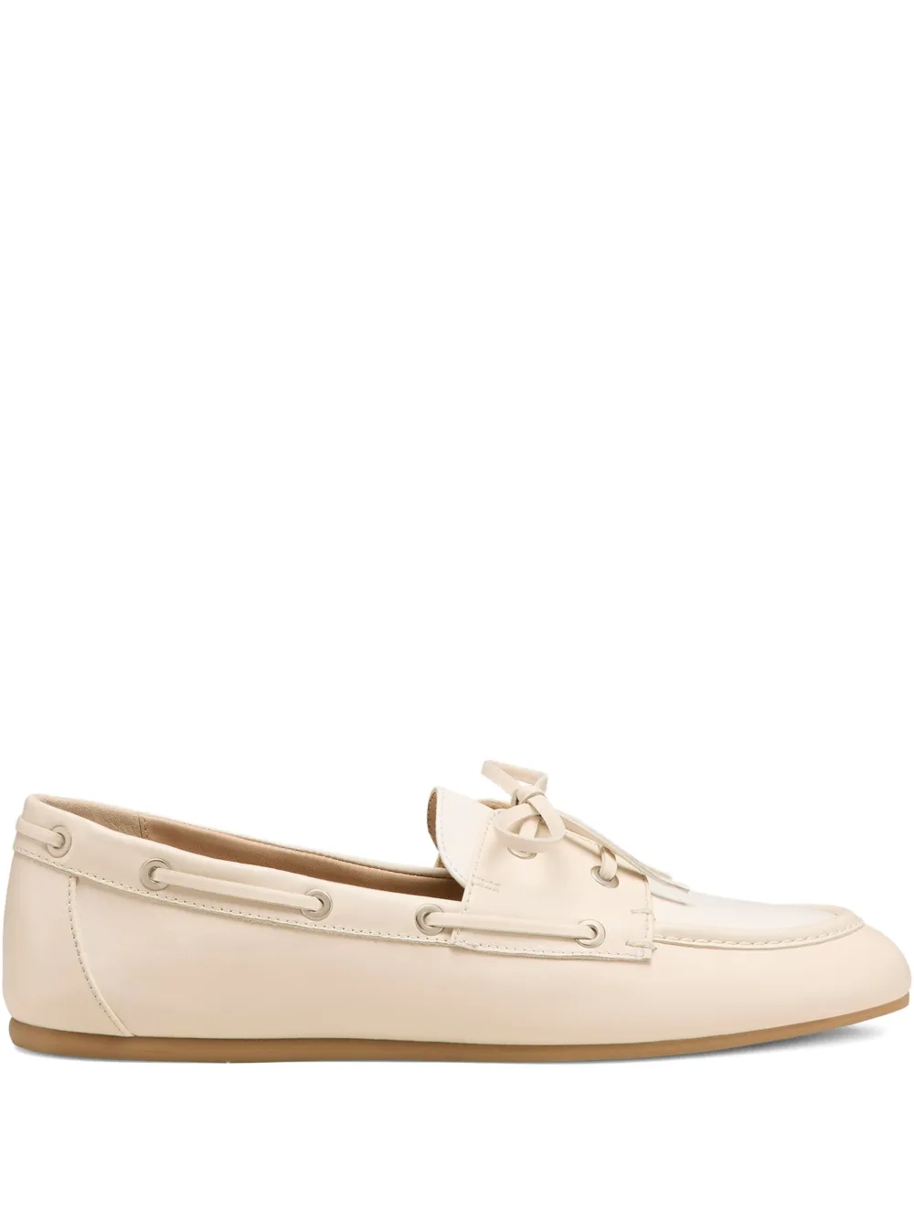 Stuart Weitzman Tinsley leather boat shoes Neutrals