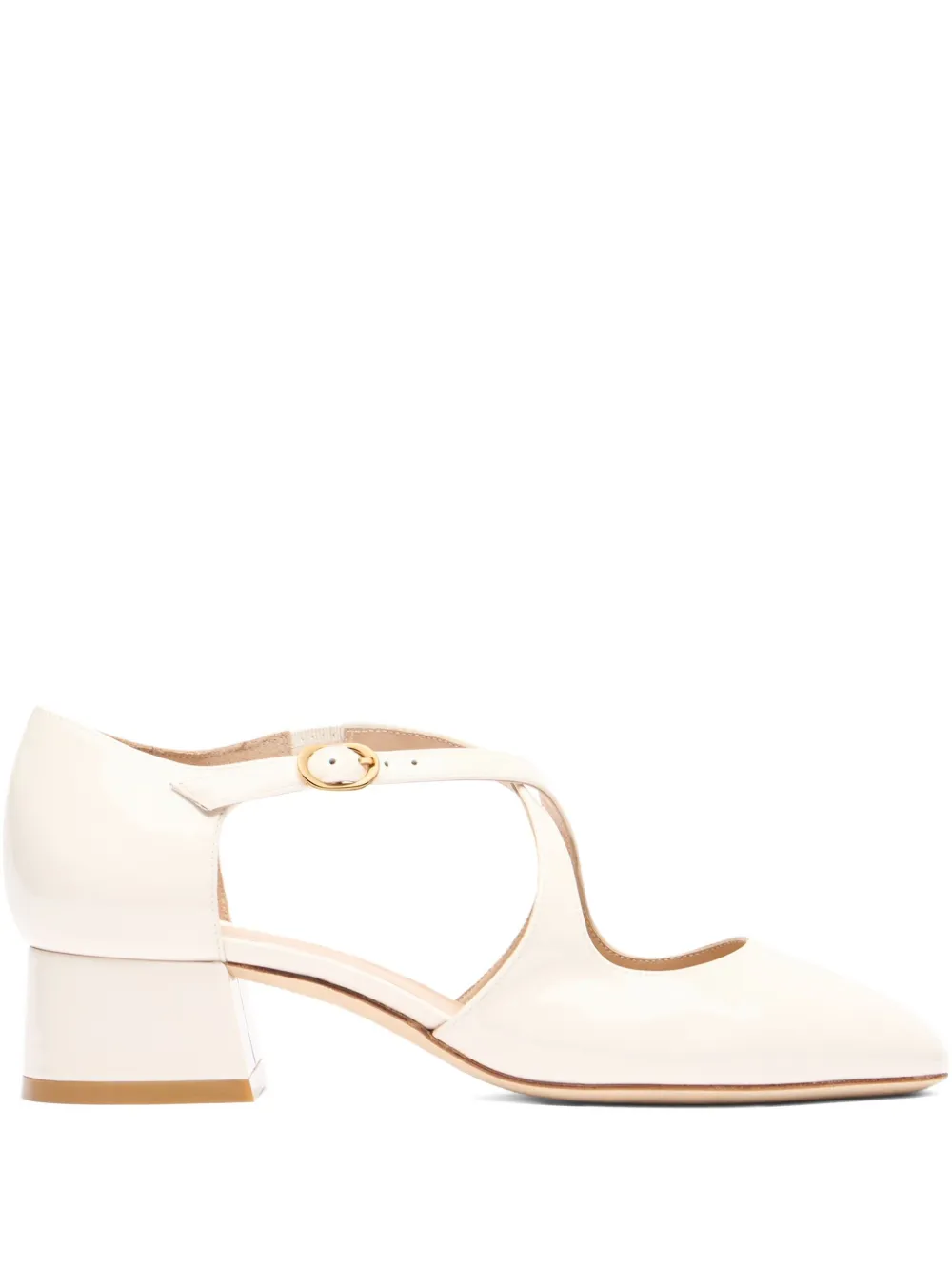 Stuart Weitzman 35mm Clem pumps Neutrals
