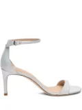 Stuart Weitzman 75mm leather sandals - White