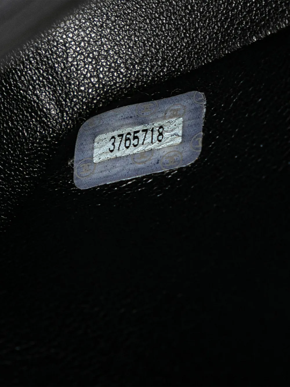 Pre-owned Chanel 1994-1996 Medium Cc Quilted Lambskin Border Single Flap Shoulder Bag In Black