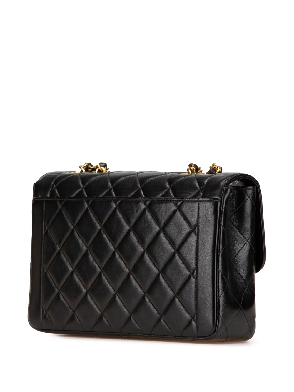 CHANEL Pre-Owned 1994-1996 Medium CC Quilted Lambskin Border Single Flap shoulder bag | Pre-Owned | Image 2