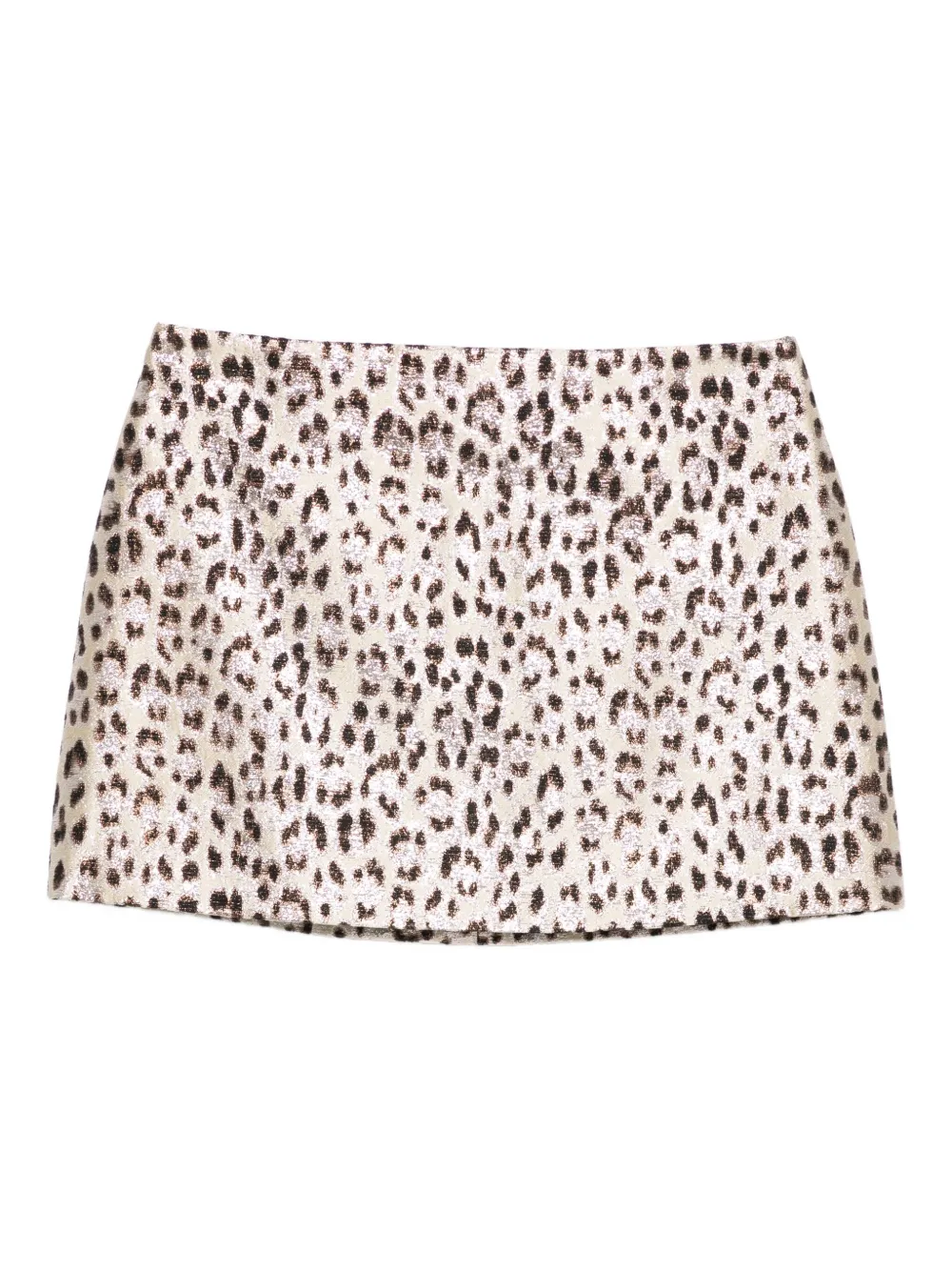 P.A.R.O.S.H. Mini-rok met luipaardprint Beige