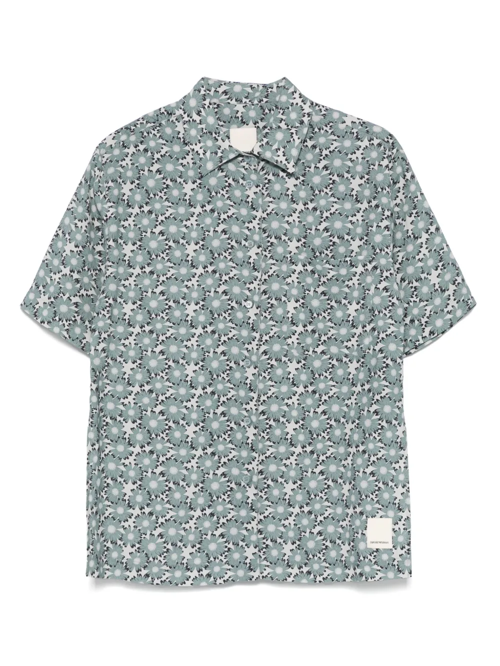 EMPORIO ARMANI DAISY-PRINT SHIRT