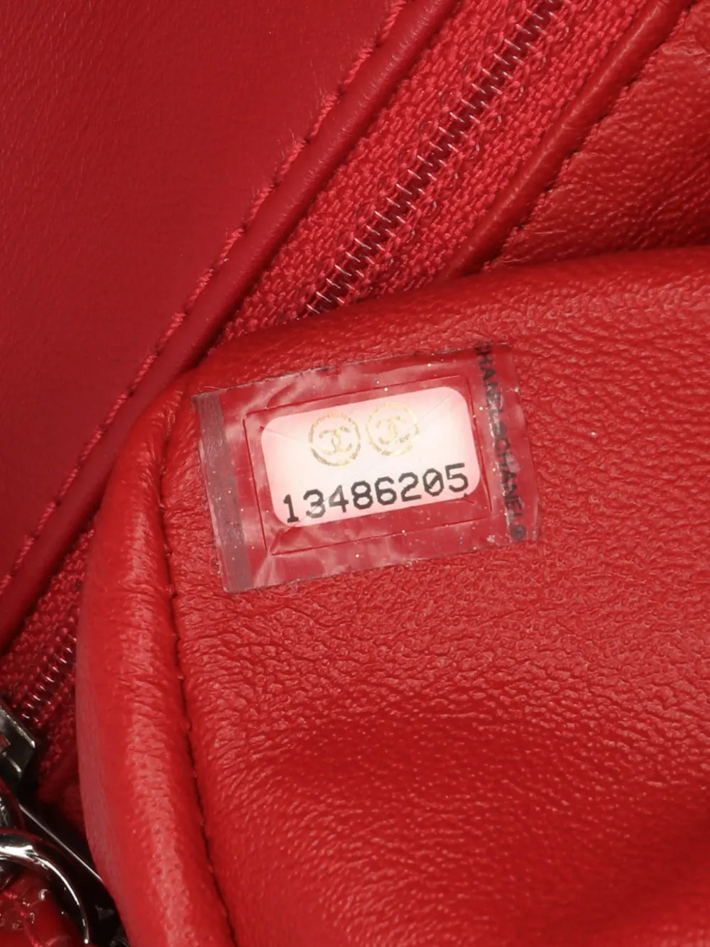CHANEL Pre-Owned Borsa a spalla CC Patent Accordion Single Flap con motivo chevron 2009-2010 | Image 6