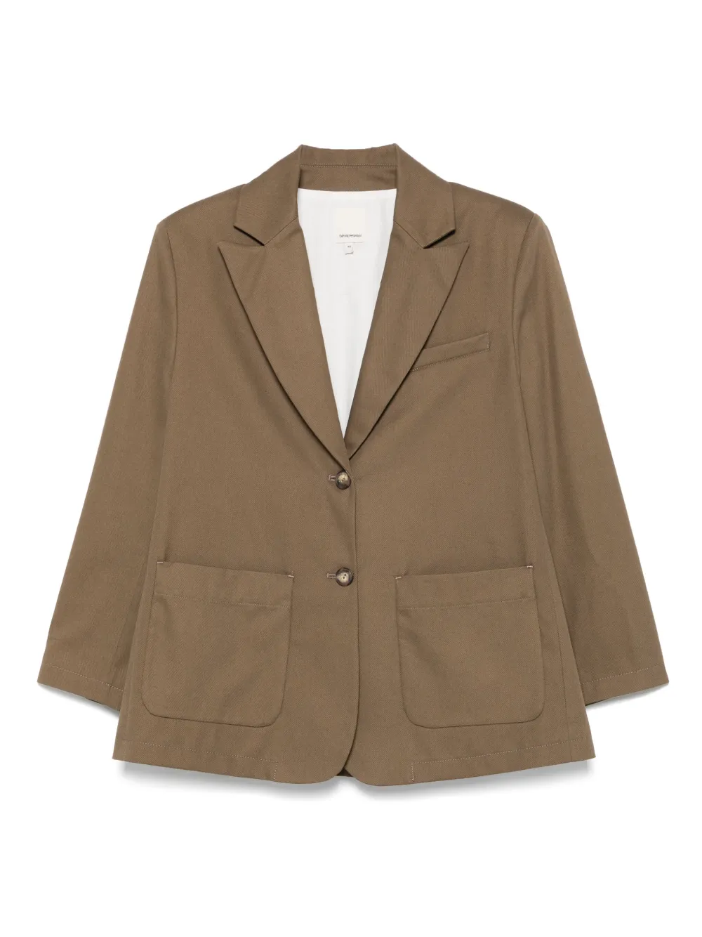 Emporio Armani Gabardine-weave Blazer