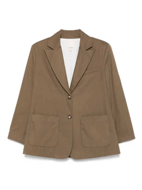 Emporio Armani gabardine-weave blazer