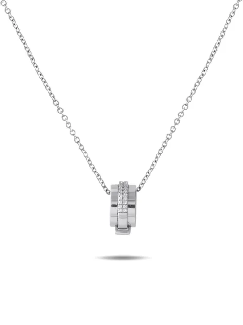 Collier Asprey en or blanc 18ct à pendentif pavé de diamant - Asprey London - Modalova
