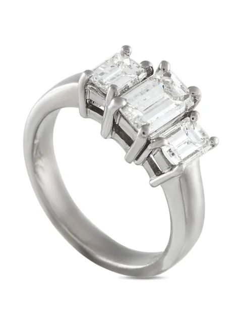 LB Exclusive platinum Three Stone diamond ring