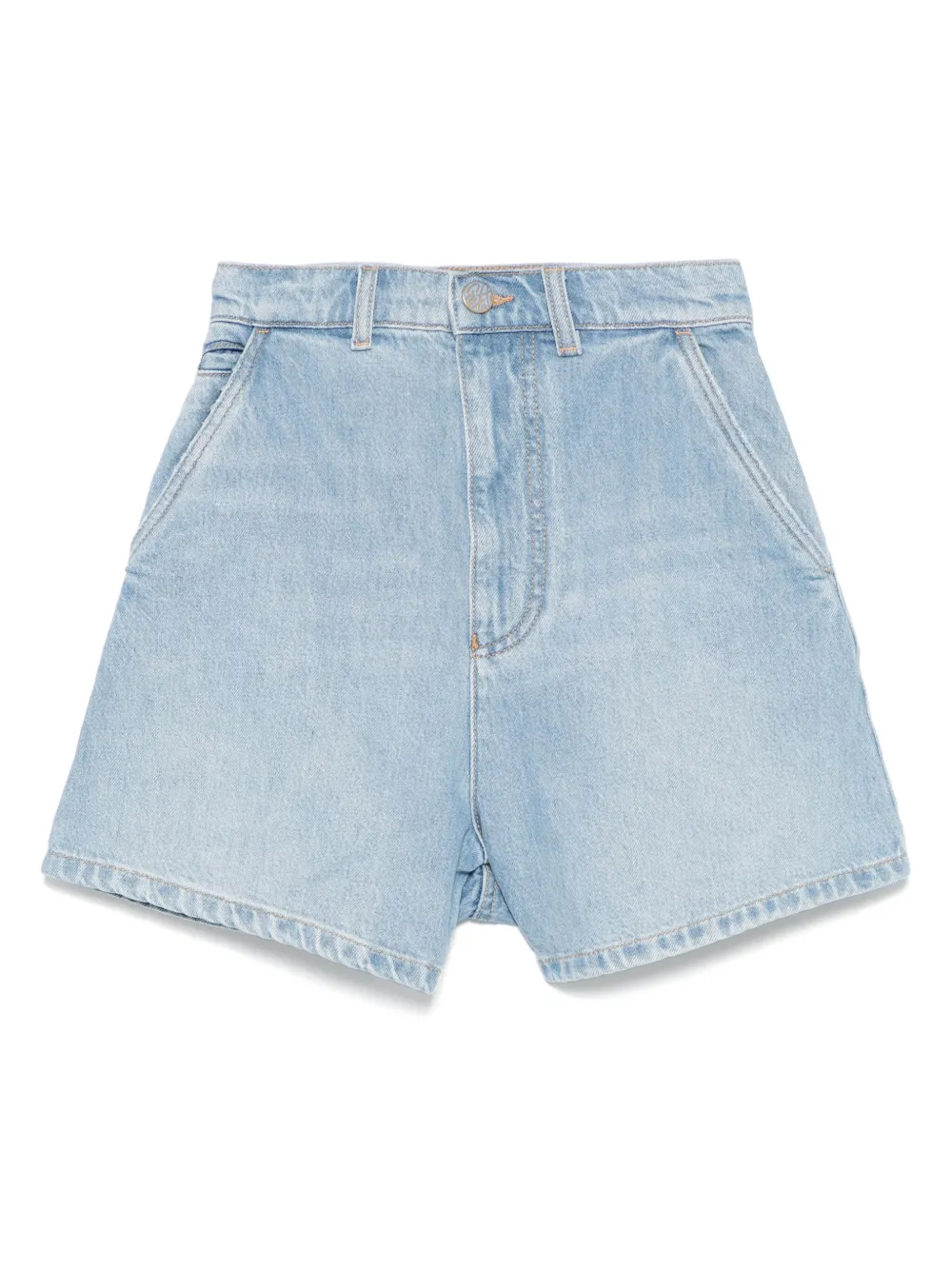 Emporio Armani J77 denim shorts Blauw