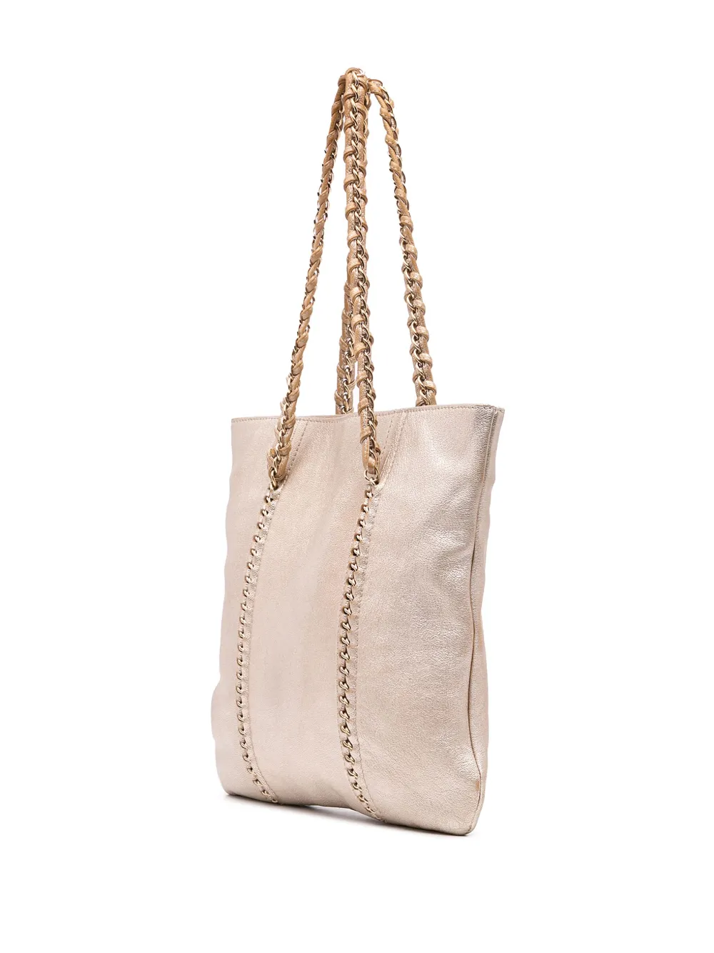 CHANEL Pre-Owned 2005-2006 Metallic Goatskin Luxe Ligne tote bag | Pre-Owned | Image 2