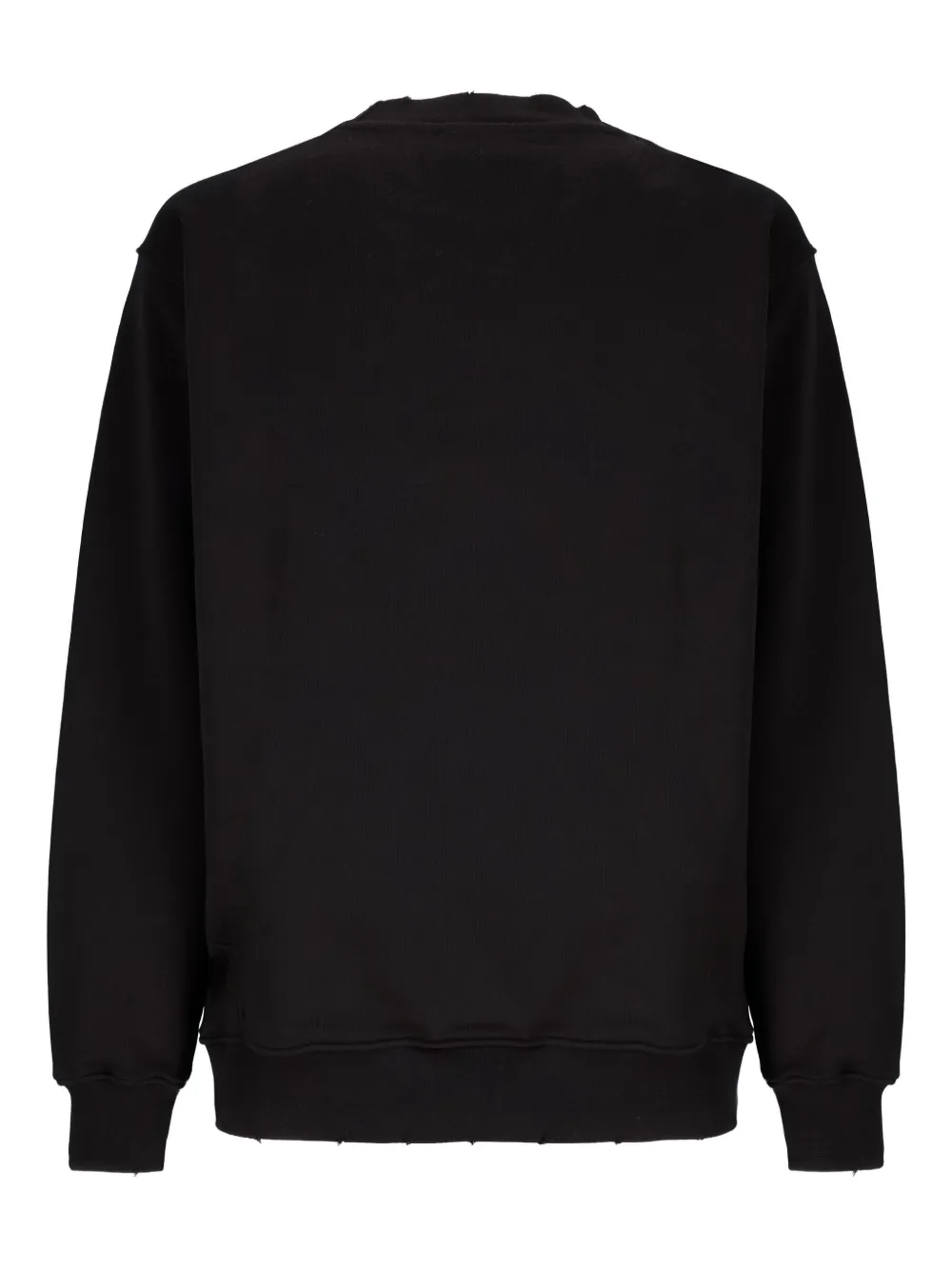 Laneus Studded Sweatshirt In Black