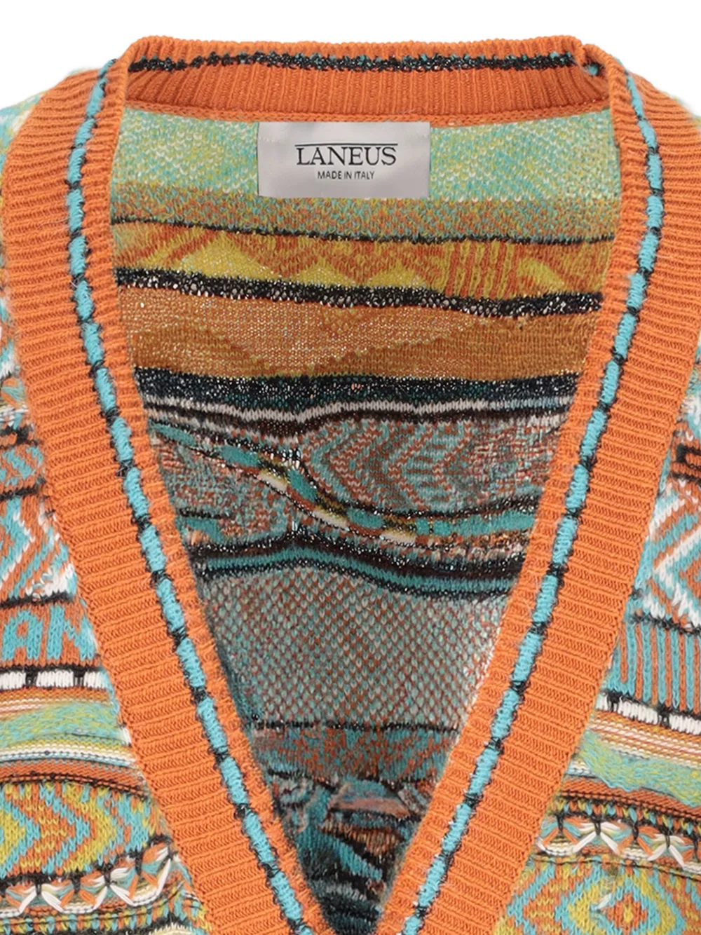 Laneus V-neck Cardigan In Multi