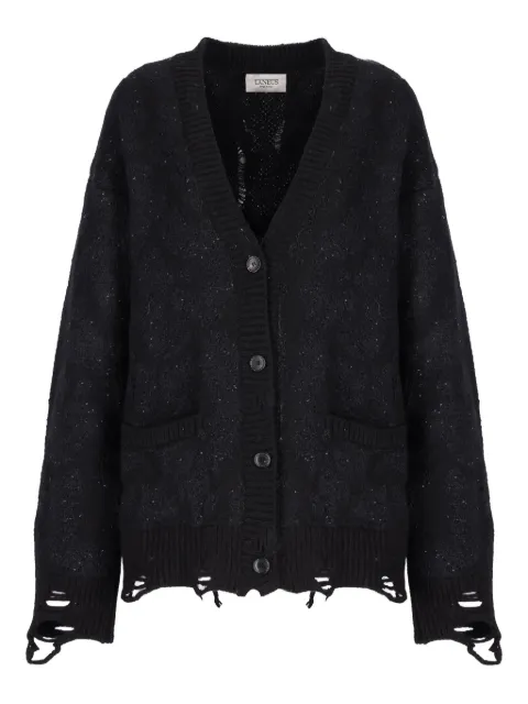 Laneus distressed cardigan