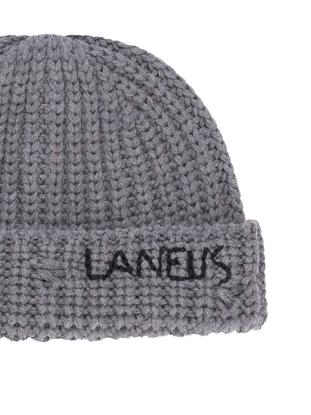 Laneus Muts met geborduurd logo Grijs