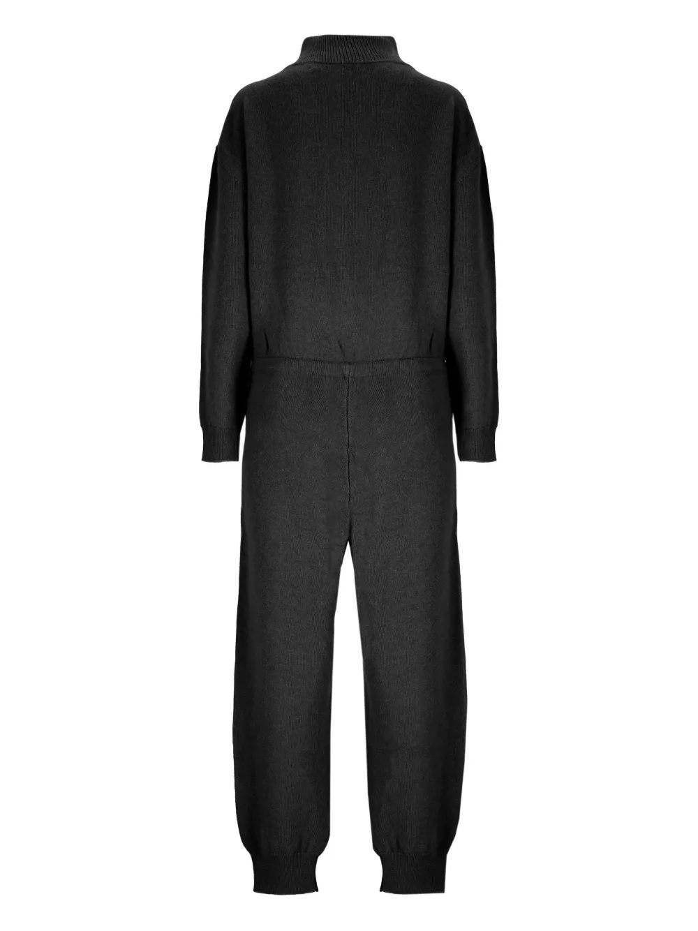 Laneus Knitted Jumpsuit In Black