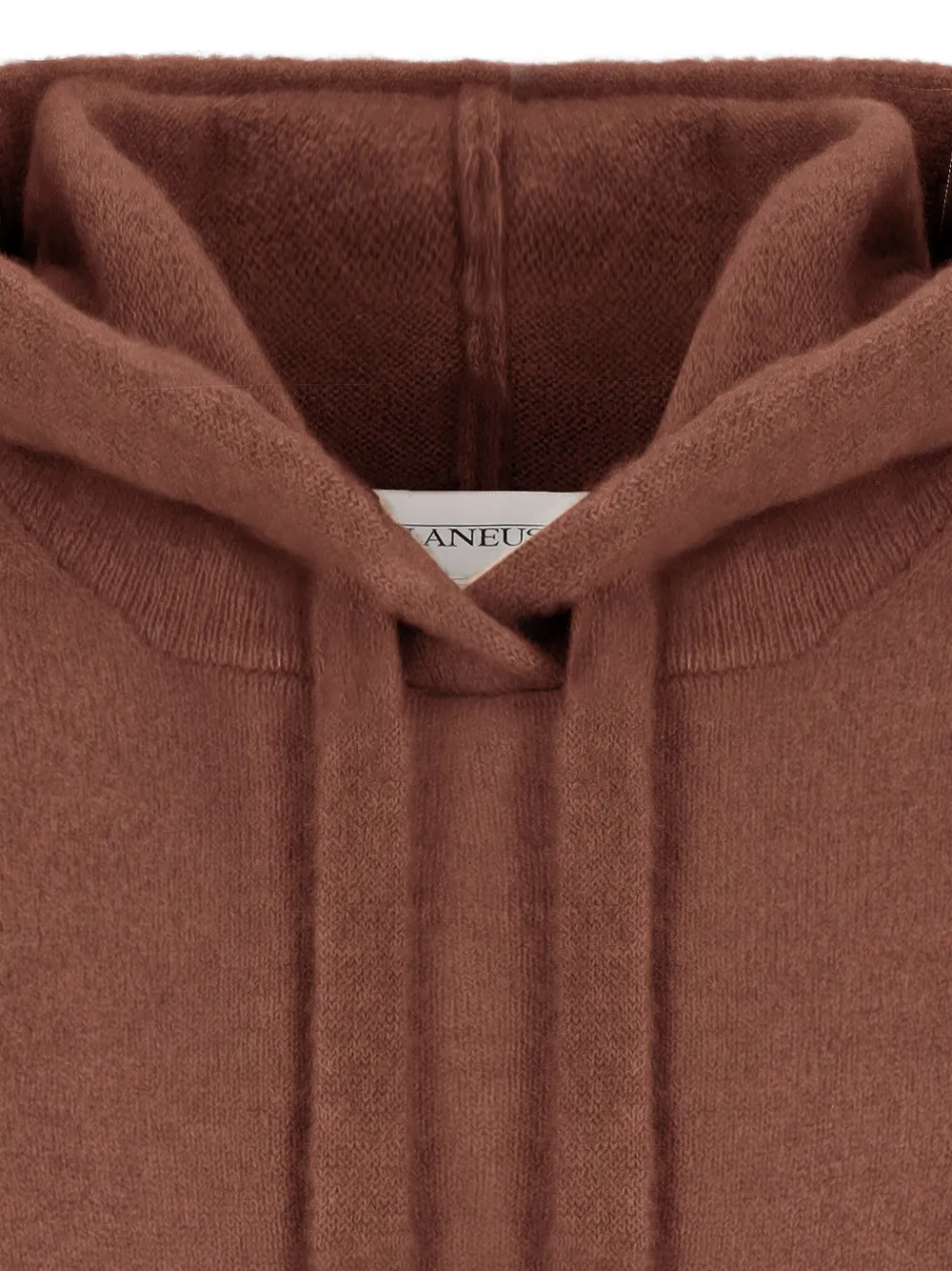 Laneus Hoodie met zak Bruin