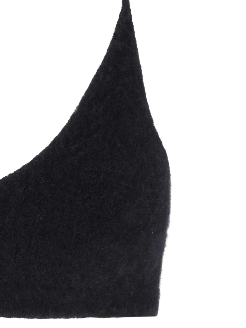 Laneus Knitted Tank Top In Black