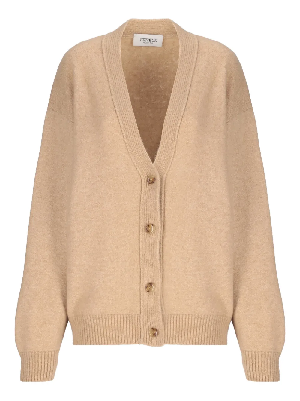 Laneus V-neck Buttoned Cardigan In Neutral
