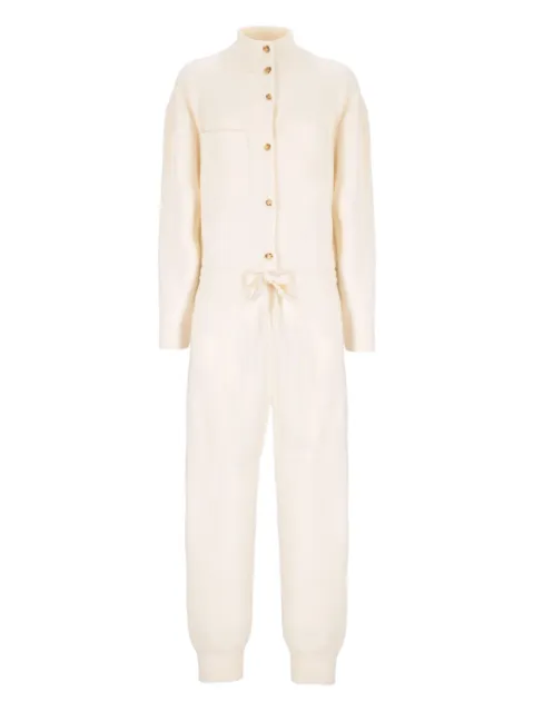Laneus knitted button jumpsuit