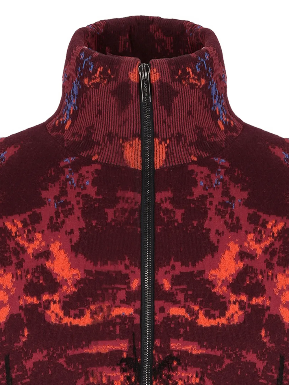 Laneus Gebreid bomberjack Rood