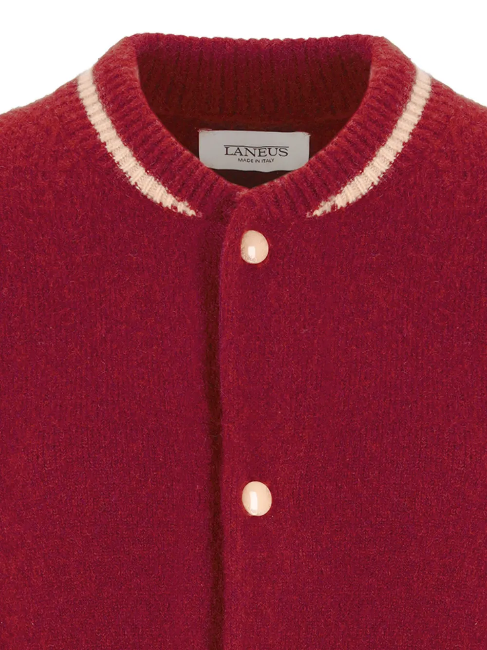 Laneus Knitted Bomber In Red