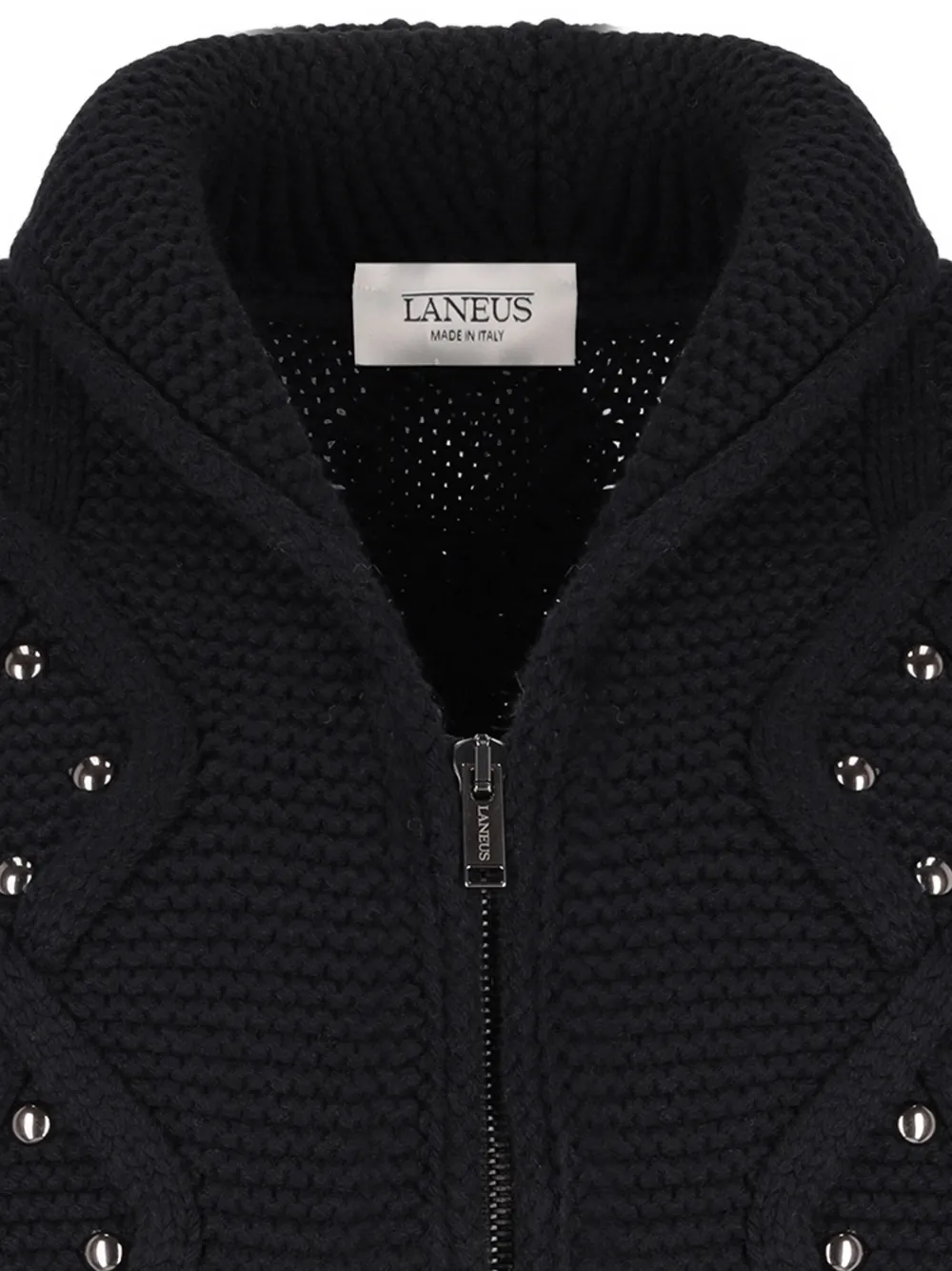 Laneus Vest verfraaid met studs Zwart