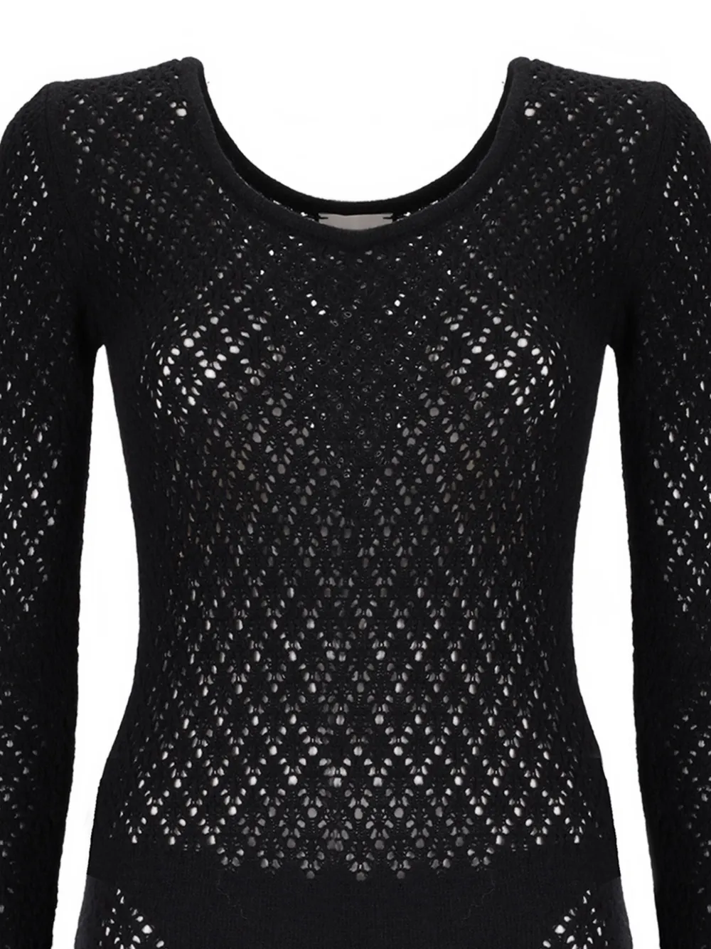 Laneus Knitted Jumpsuit In Black