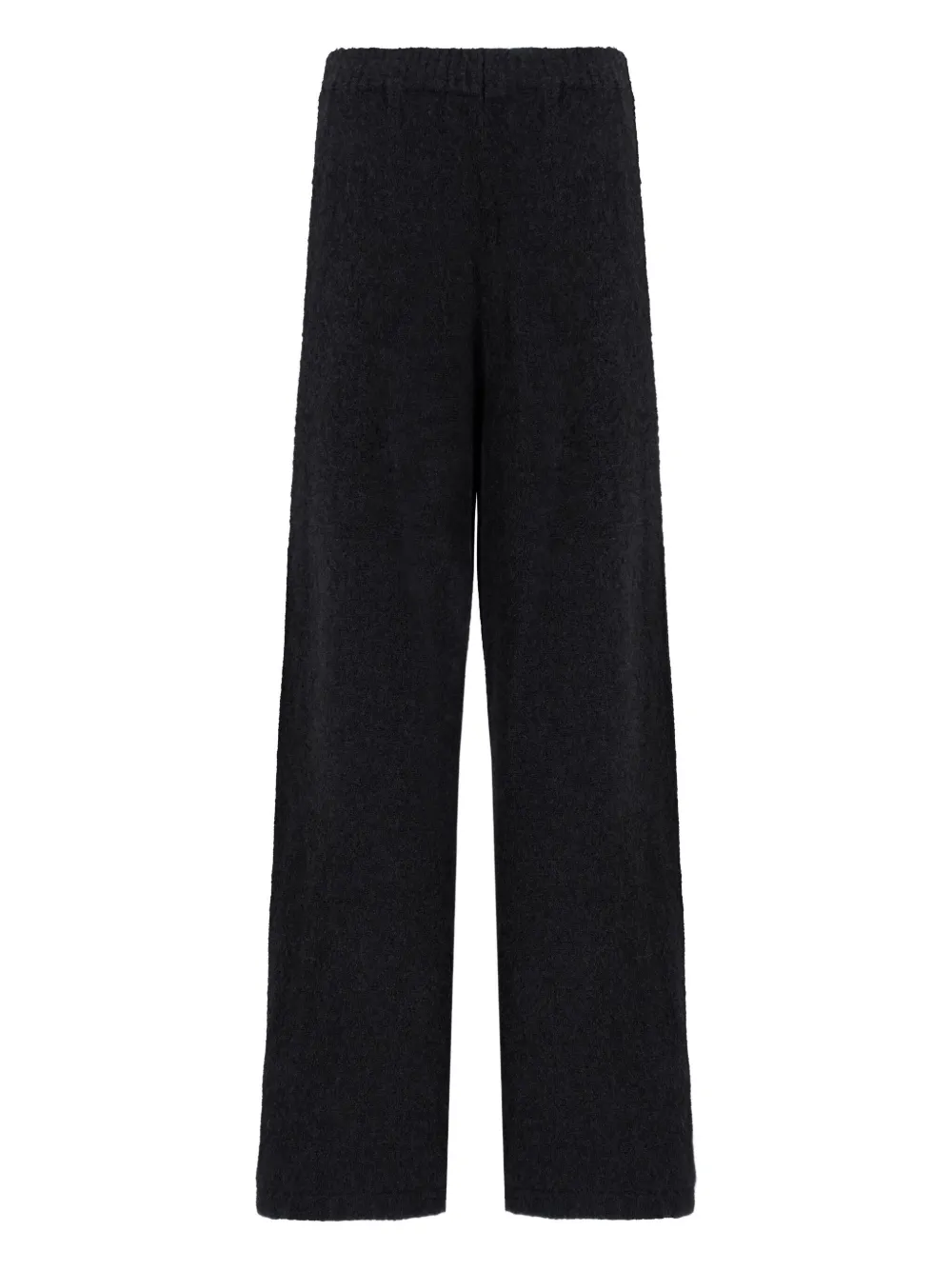Laneus Knitted Trousers In Black