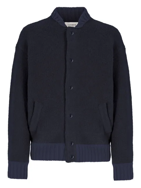 Laneus snap-fastening bomber jacket