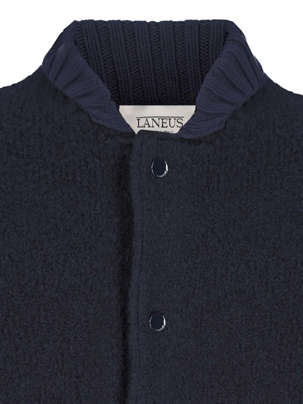 Laneus Snap-fastening Bomber Jacket In Blue