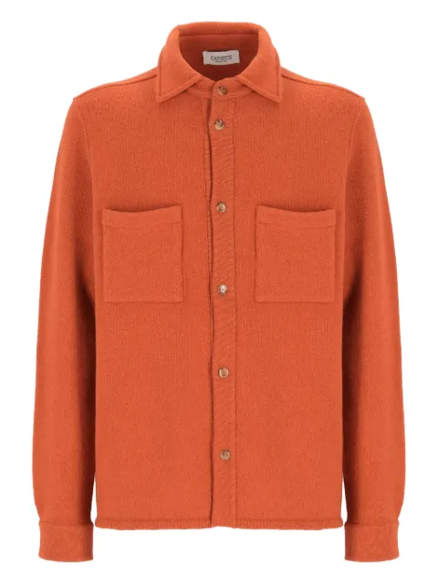 Laneus ribbed-pocket shirt jacket