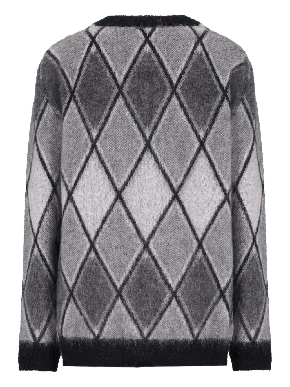 Laneus Diamond-pattern Cardigan In Multi