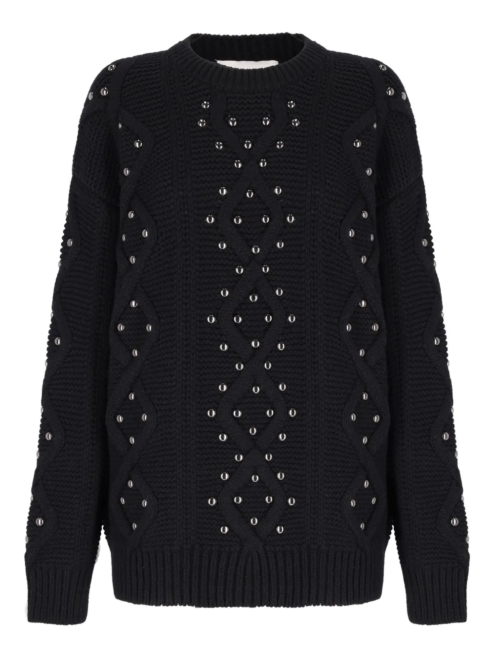 Laneus stud-embellishment sweater | Black | Image 1