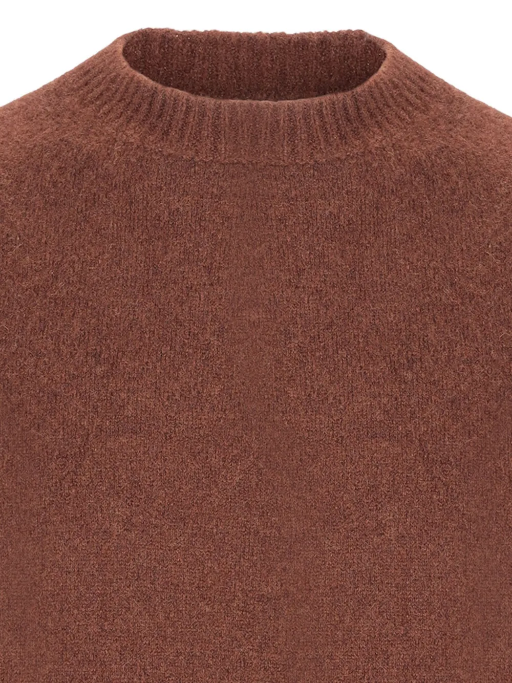 Laneus Round-neck Sweater In Brown