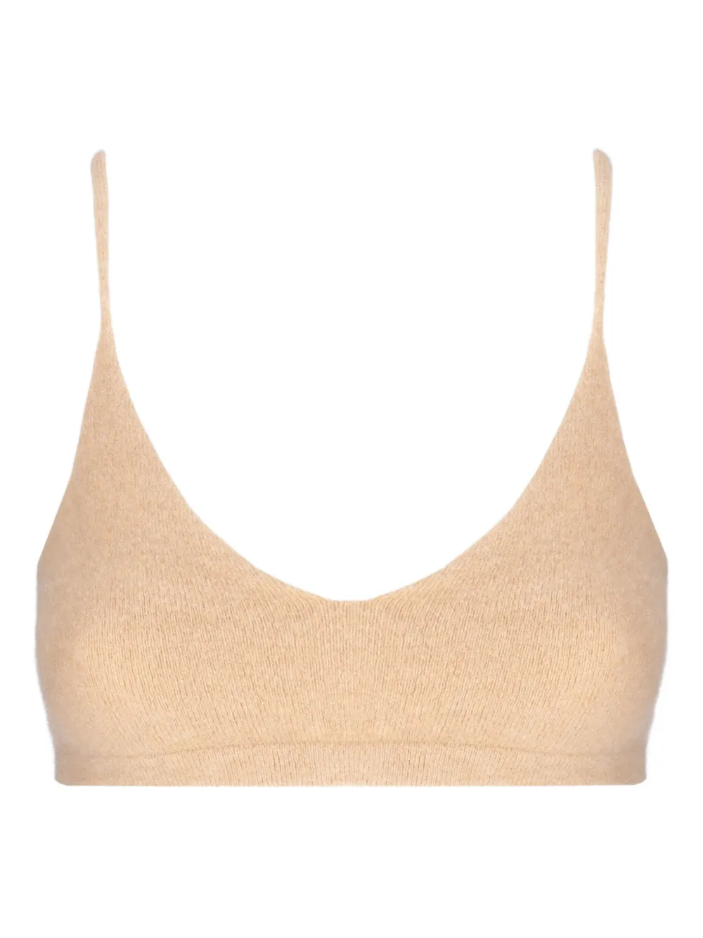 Laneus Knitted Tank Top In Neutral