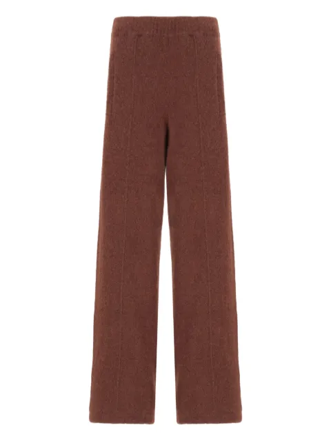 Laneus knitted wide-leg trousers