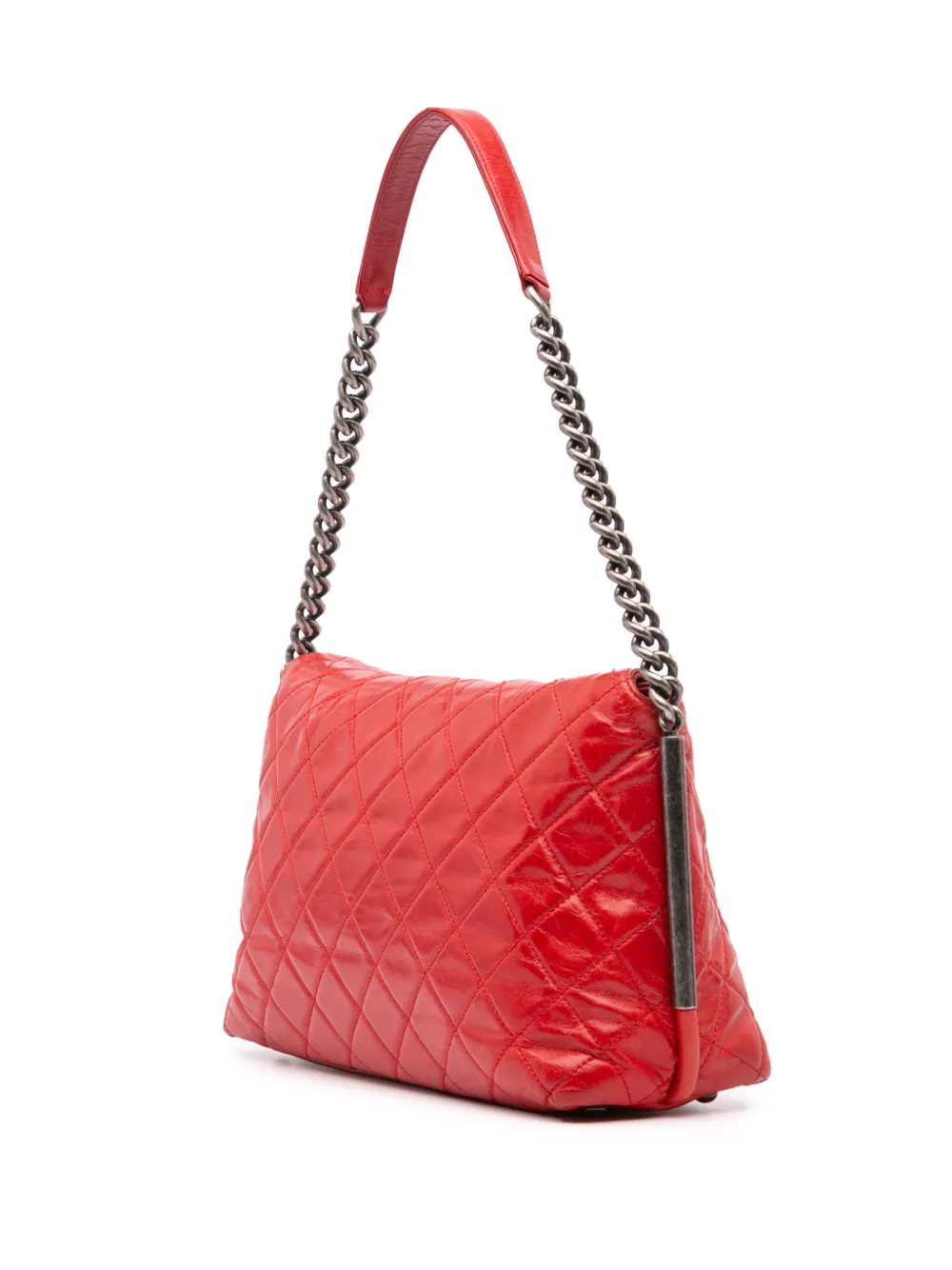 CHANEL Pre-Owned 2013-2014 Medium Glazed Calfskin Stitch It Fold Over Flap shoulder bag | Pre-Owned | Image 2