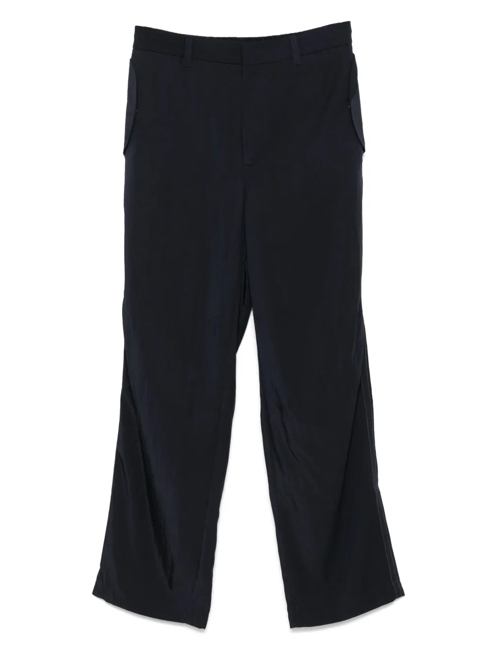 Emporio Armani Broek met logoplakkaat Blauw