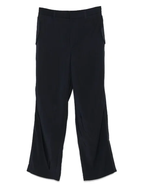 Emporio Armani logo-plaque trousers