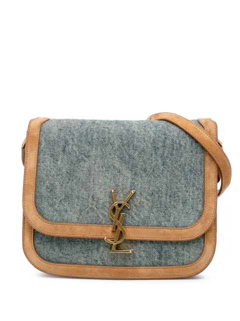 Saint Laurent Pre-Owned 2020 Medium Denim Solferino crossbody bag