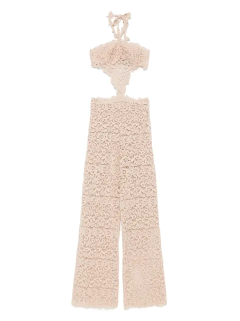 Ermanno Scervino guipure-lace jumpsuit