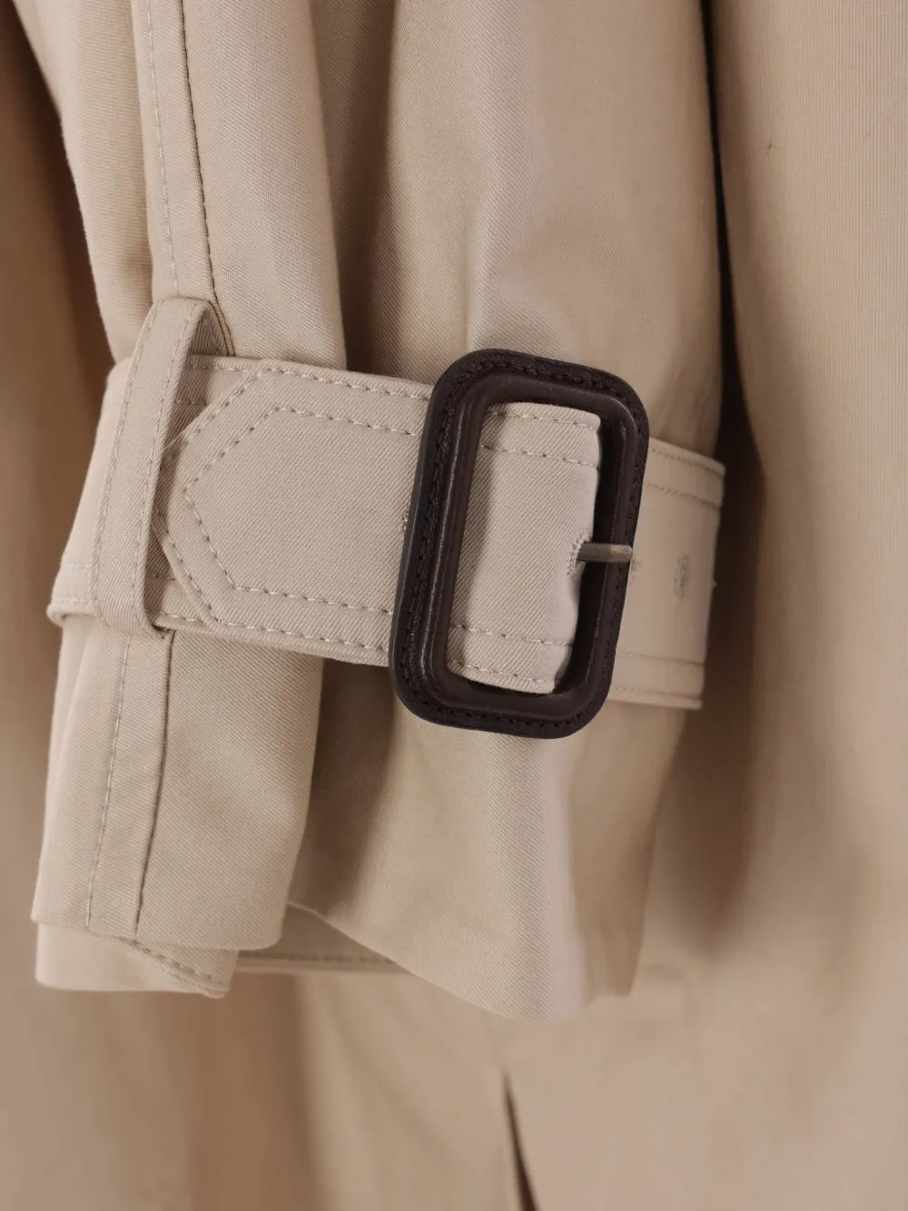 Saint Laurent Katoenen-twill trenchcoat Beige