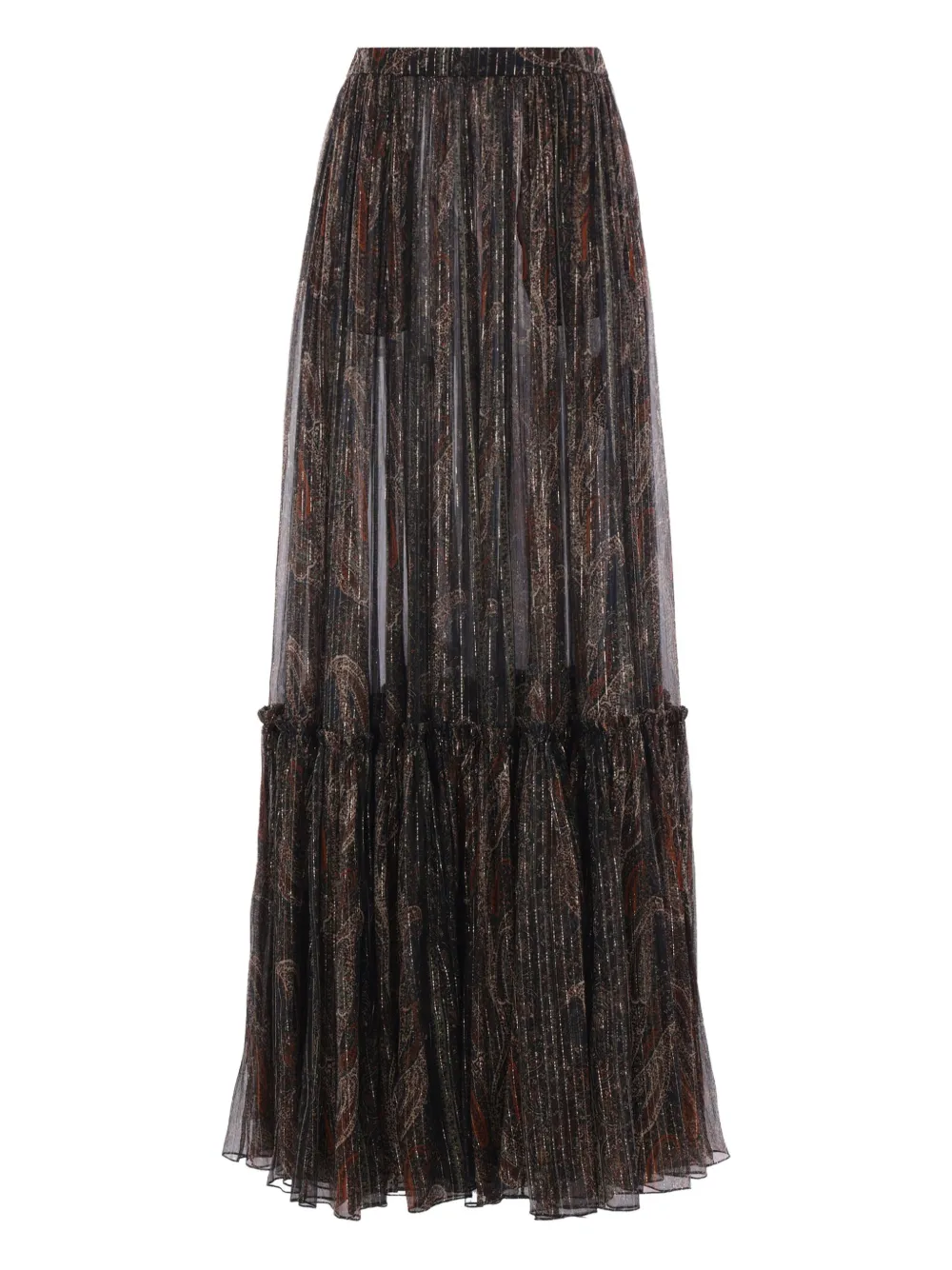 Saint Laurent pleated skirt | Brown | Image 1