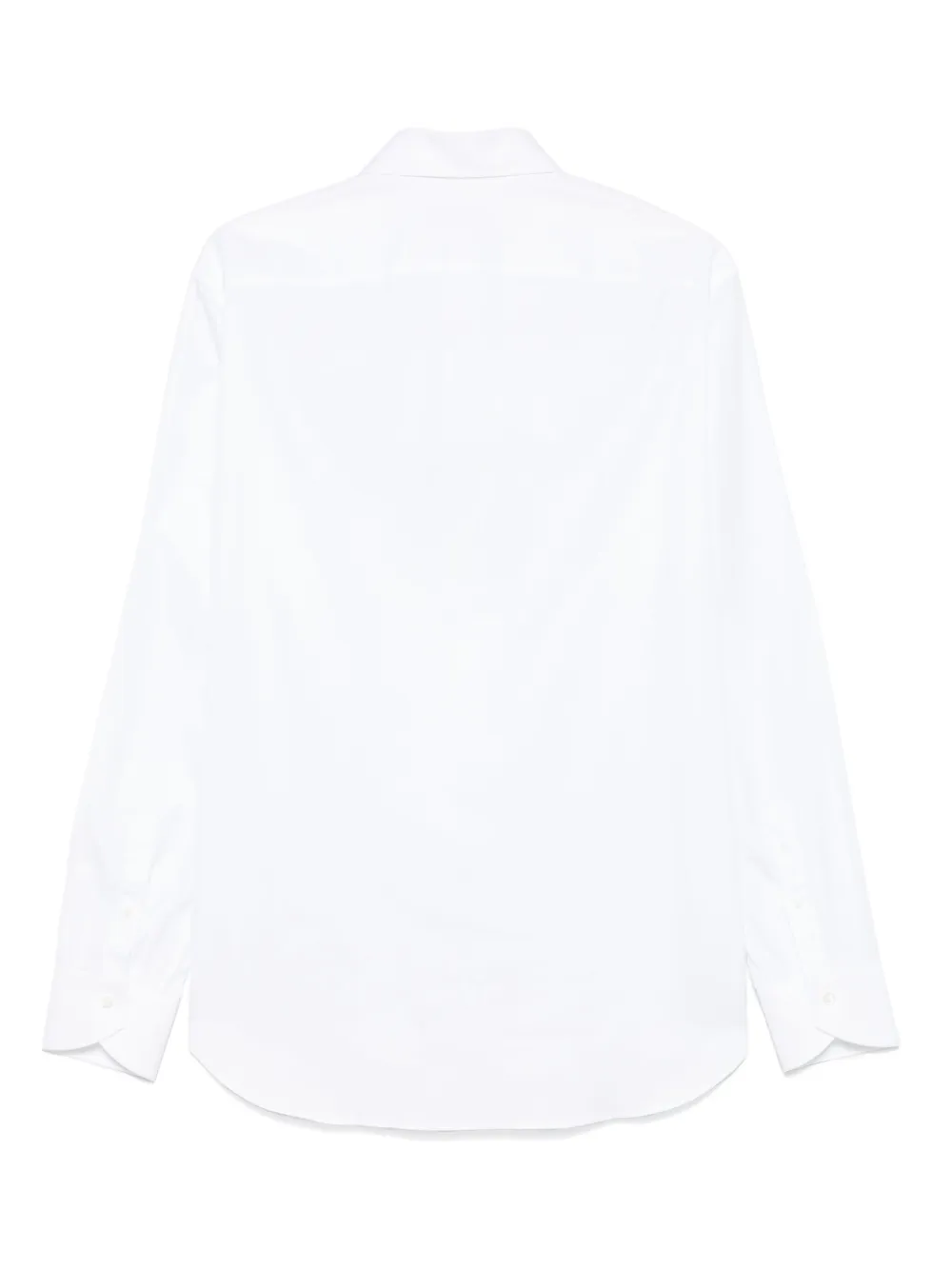 Canali Katoenen overhemd - Wit