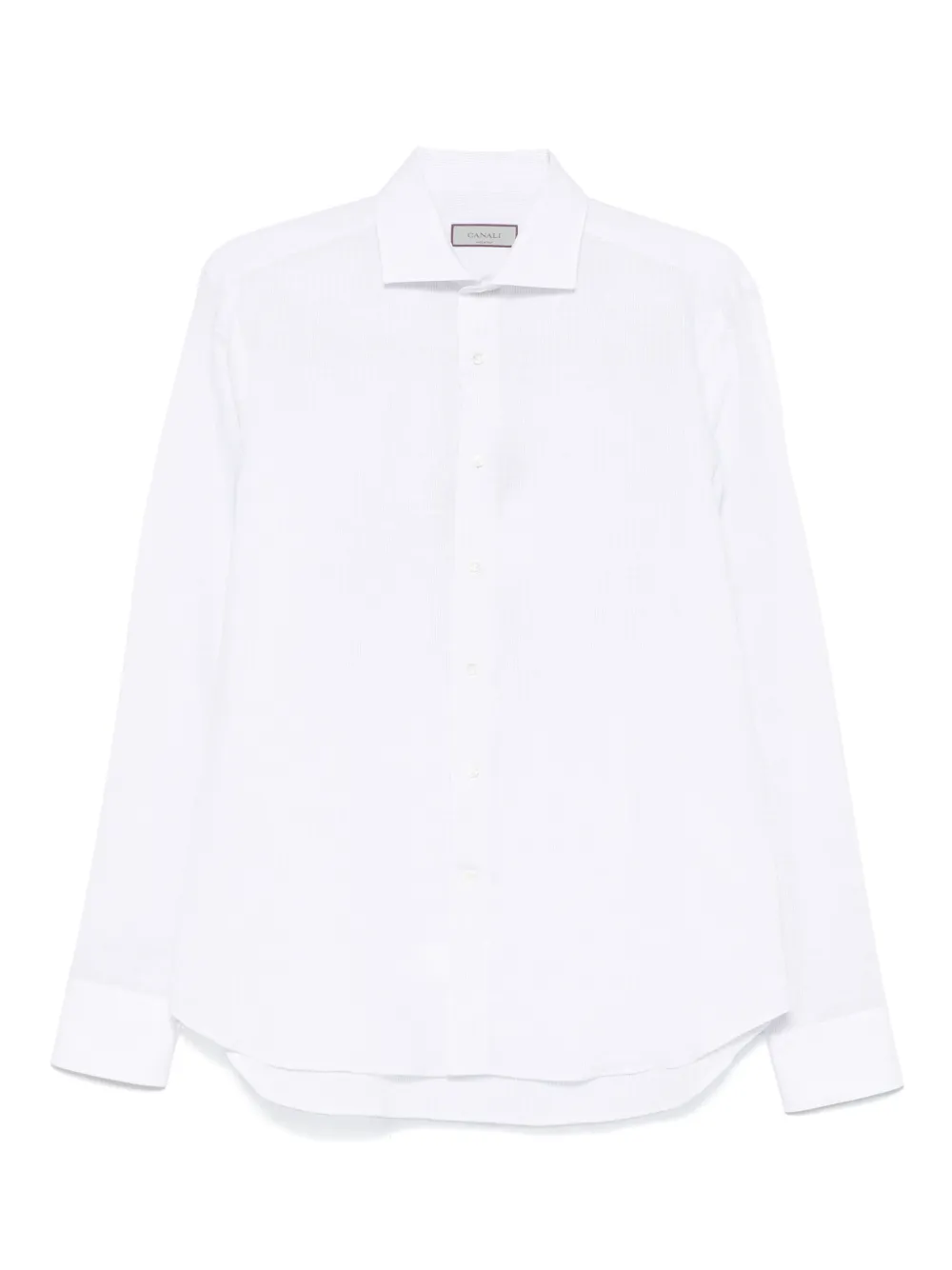 Canali camisa con rayas estampadas | blanco | Image 1