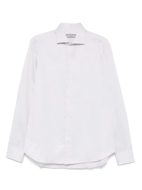 Canali cutaway-collar shirt