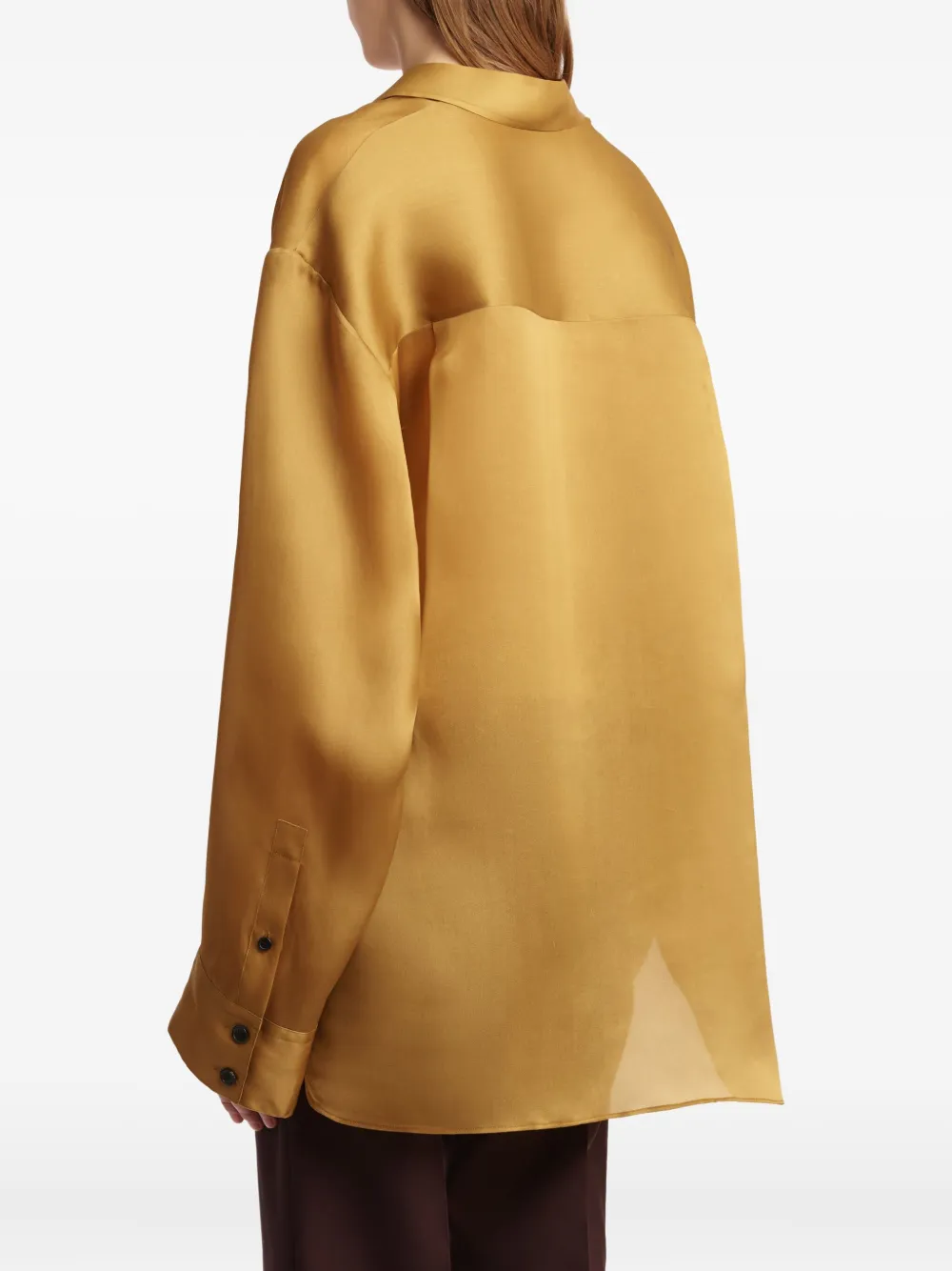 Khaite Matteo Top In Dijon In Gold