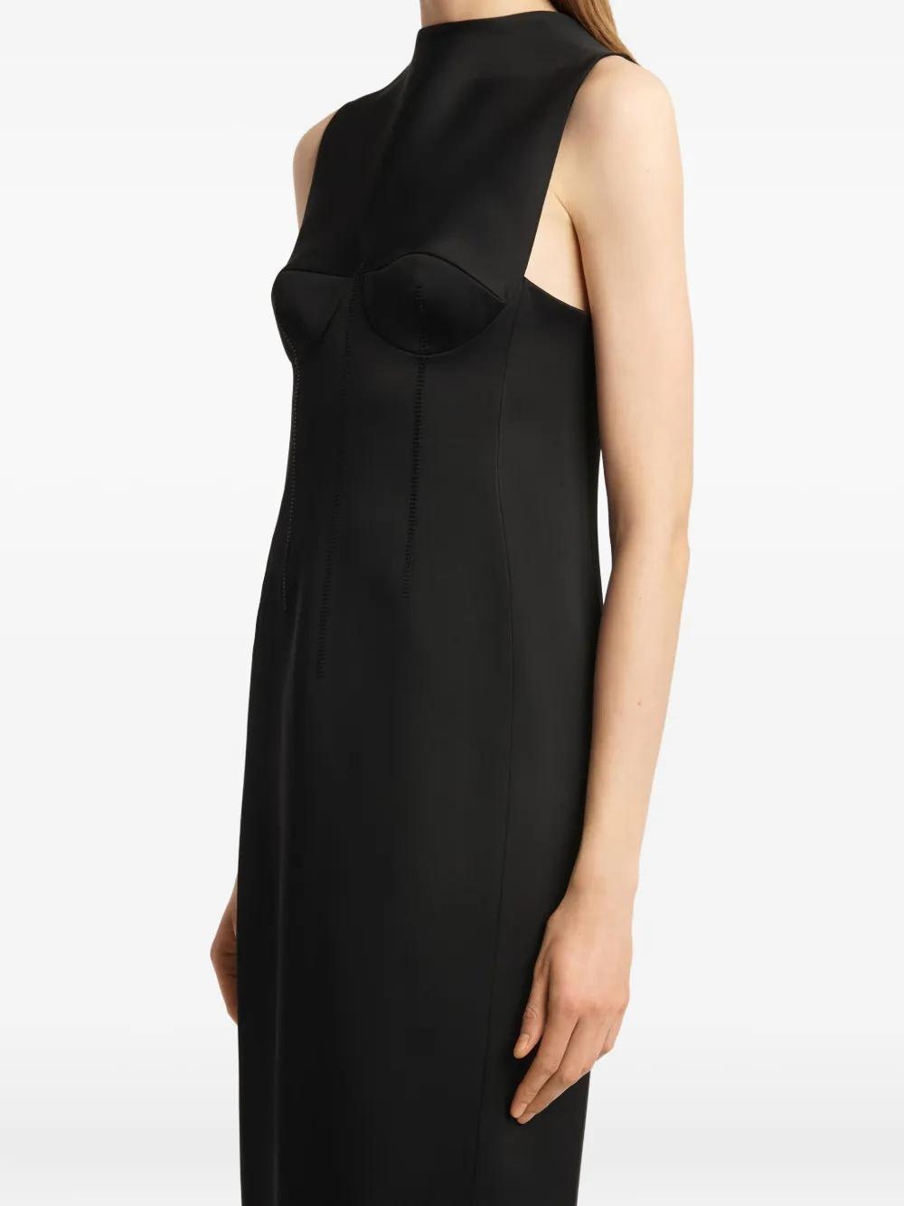 KHAITE Abito lungo Shoshanna - Nero